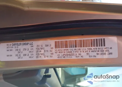 2011 Jeep Liberty Sport from USA, damaged, VIN 1J4PN2GK4BW525110